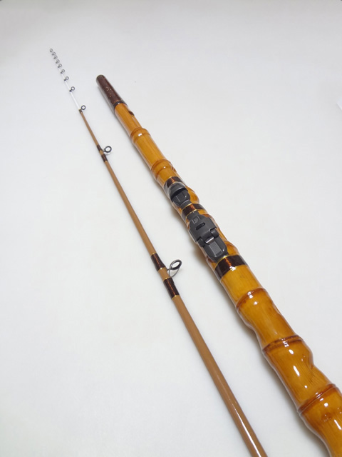 和竿テトラ穴釣り竿,全長1.6M：商品番号2408G