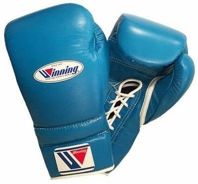Winning Lace-up Boxing Gloves - Sky Blue – WJapan Boxing