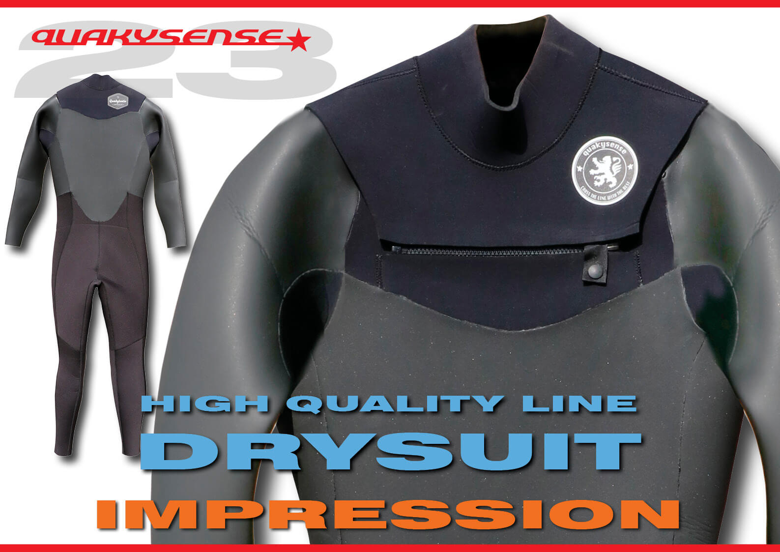 最新の“高機能ドライスーツ”をインプレッション！ クエーキーセンス