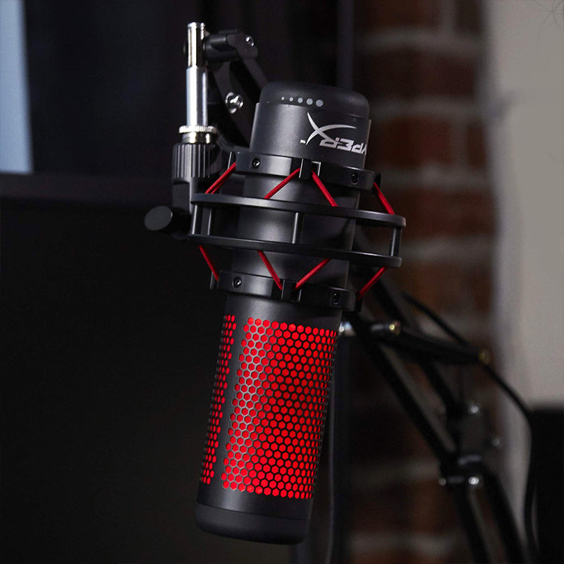 HyperX - QuadCast USB Electret Condenser Microphone - WhatGeek