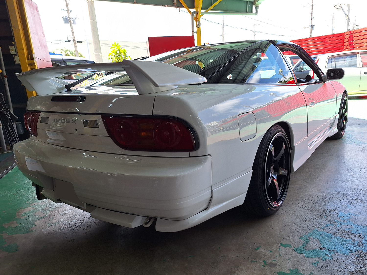 日産 180SX CROSS SPEED CR5 18×8.5J/9.5J RADAR 225/40R18｜ホイール