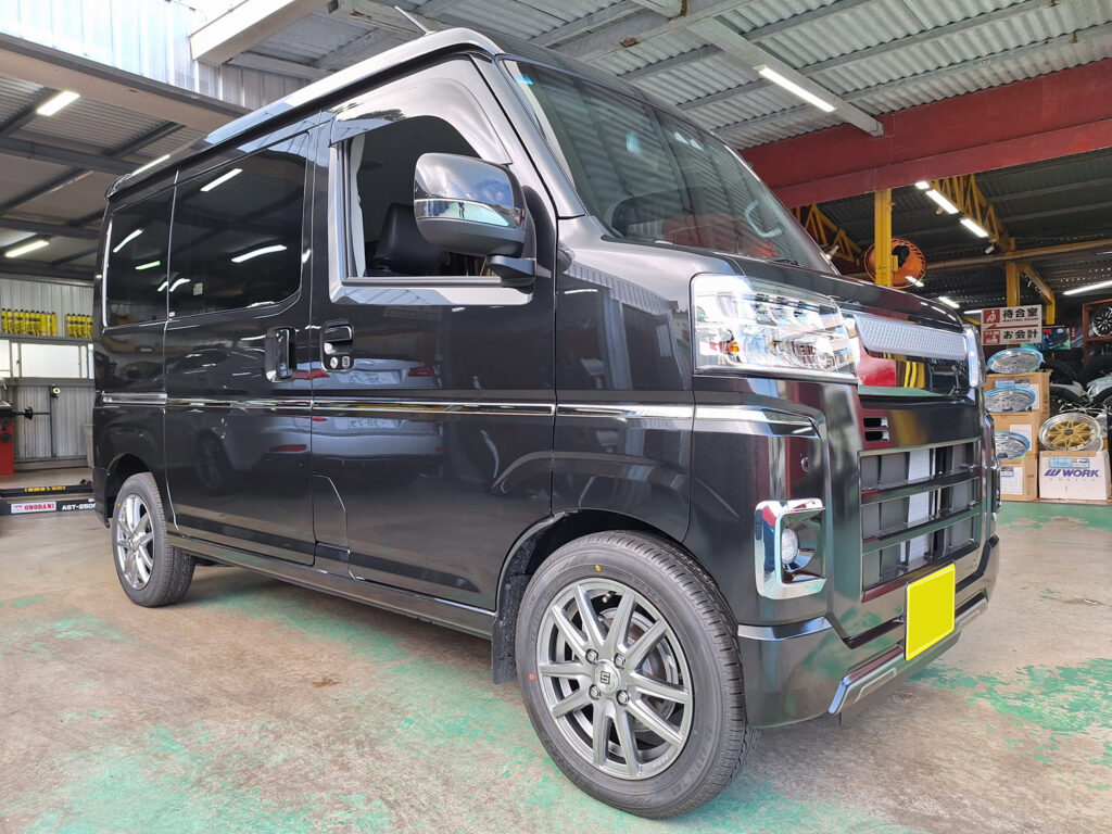 ダイハツ ハイゼットカーゴ SEIN SS 14×4.5J DUNLOP 155/65R14