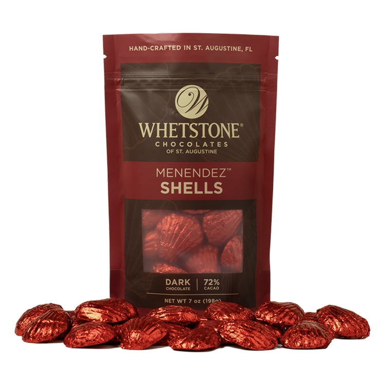 Menendez Dark Chocolate Shells - Whetstone Chocolates