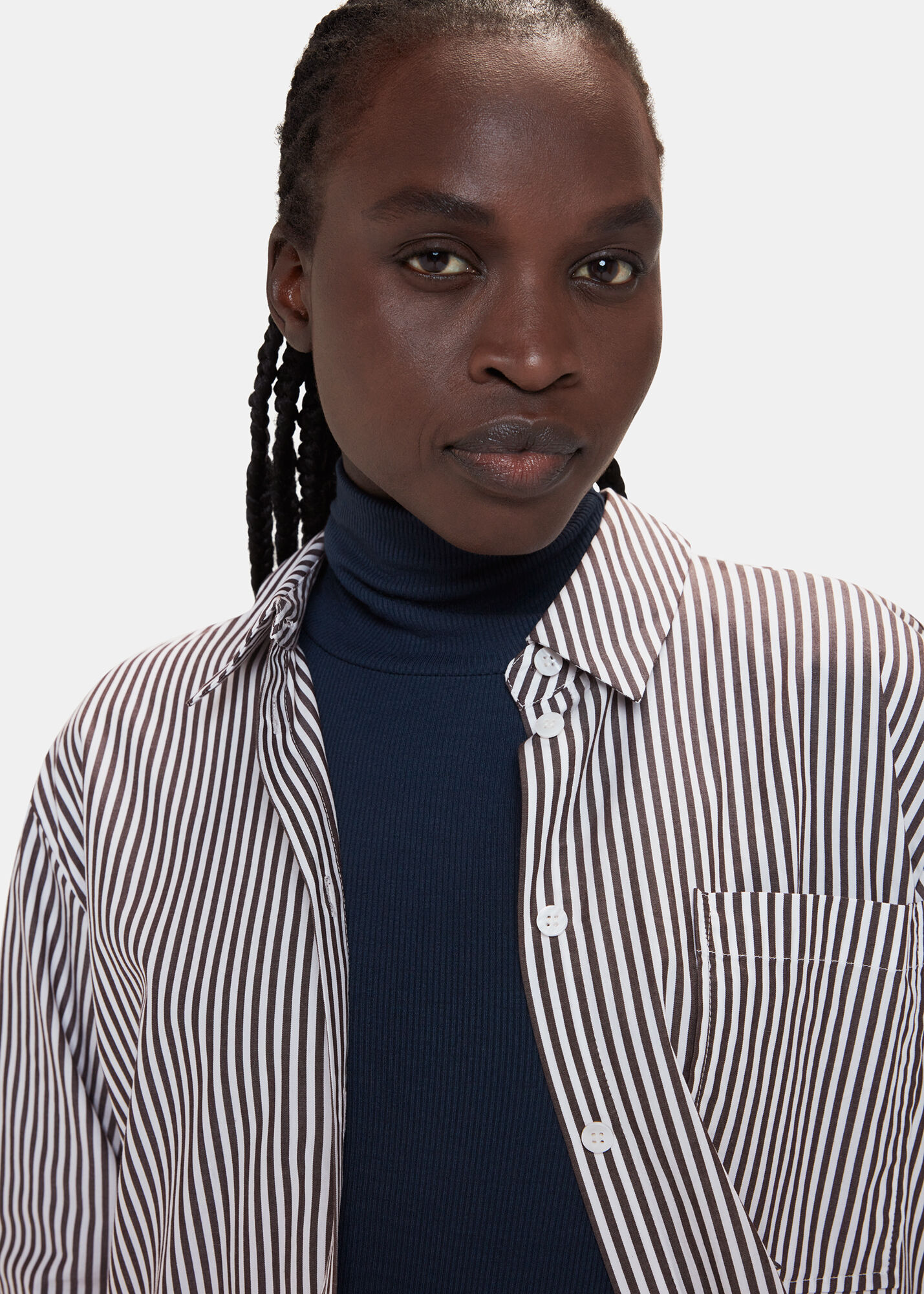 Black & White Striped Shirt | Relaxed Fit | Order Now at Whistles