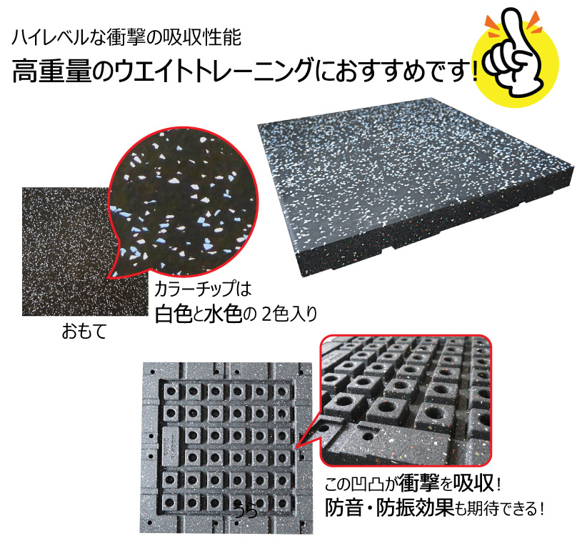 マット各種 | フィットネス ジム 床 防音 トレーニング 筋トレ
