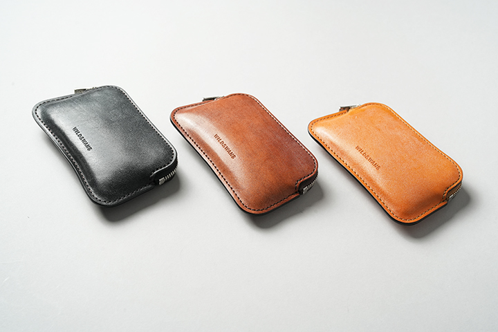マイクロマルチケースのMINAS（ミナス）に新しいレザーバリエーション