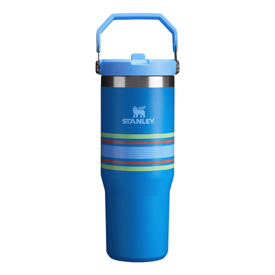 Stanley The Ice Flow Flip Straw Azure Mesh 2.0 30oz Tumbler 10-09993-3