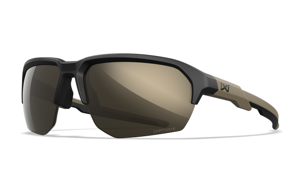 WX JAKL Sunglasses - CAPTIVATE™ Non-Polarized Tungsten Mirror