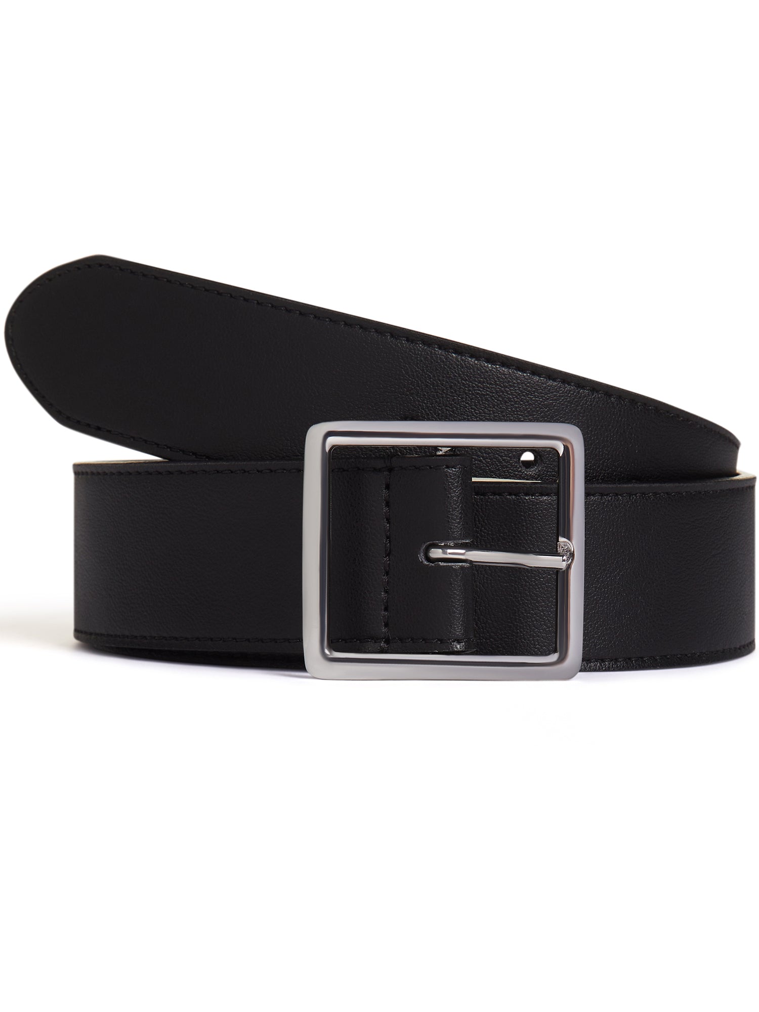 Vegan Women's 4cm Square Buckle Belt | Will's Vegan Store