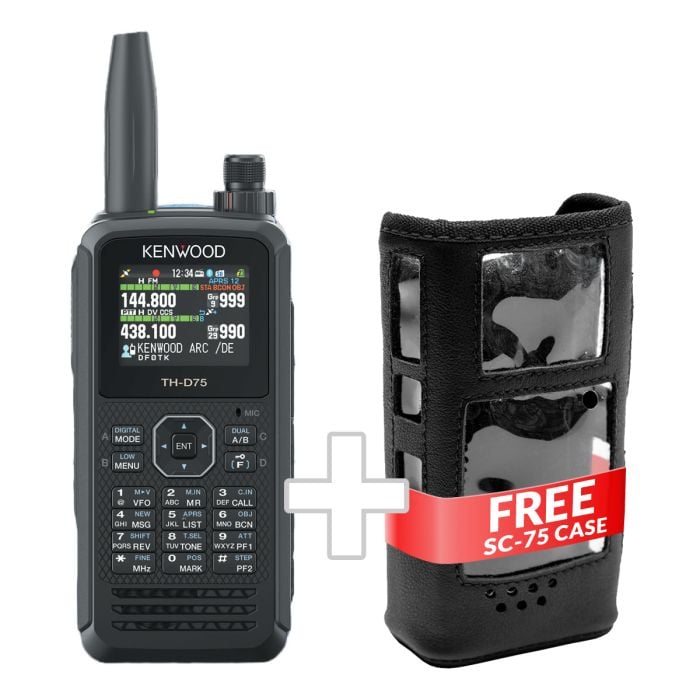 New! Kenwood TH-D75E handheld radio