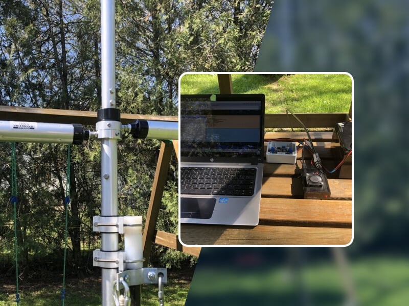 The versatile Diamond CP-5HSII 5 band vertical in test