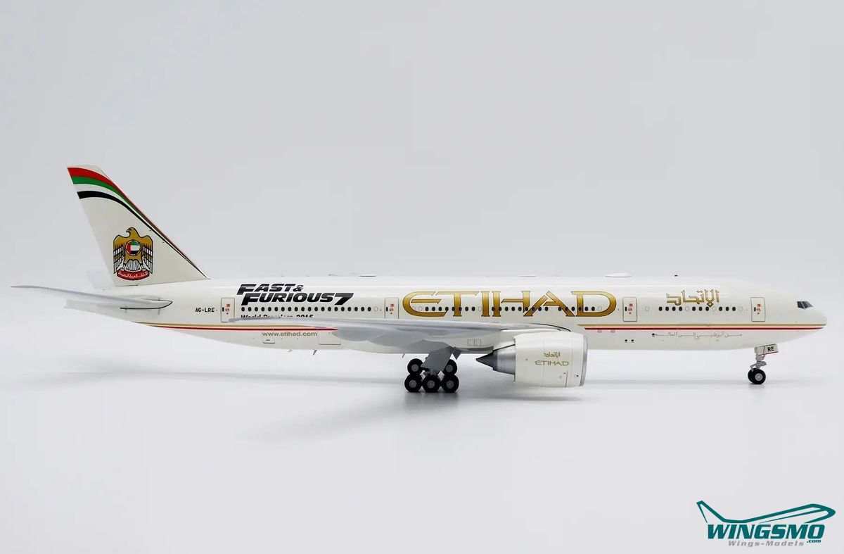 JC Wings Etihad Boeing 777-200LR A6-LRE XX20323 | WINGSMO.com