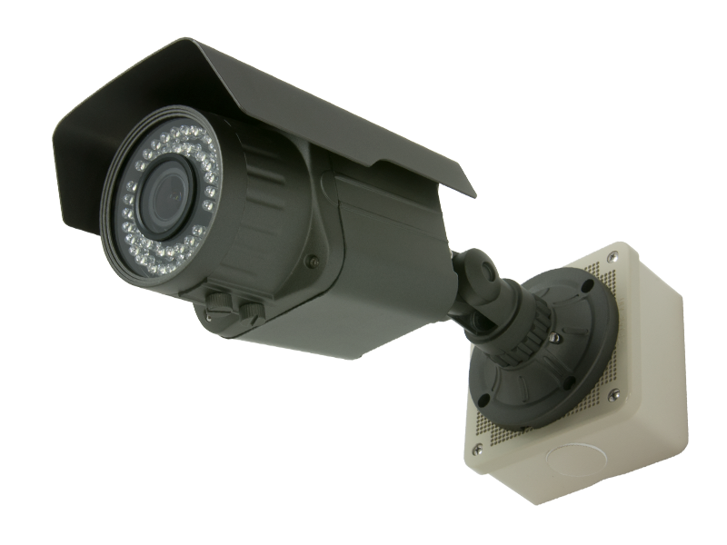 PV4B-ANF1｜露出用四角ボックス 小型防犯カメラの取付に最適 【防犯