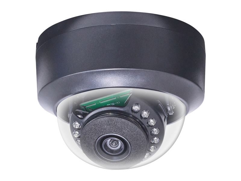 ダミーカメラシリーズ 屋内天井付け 赤外線LED搭載小型ドーム型モデル