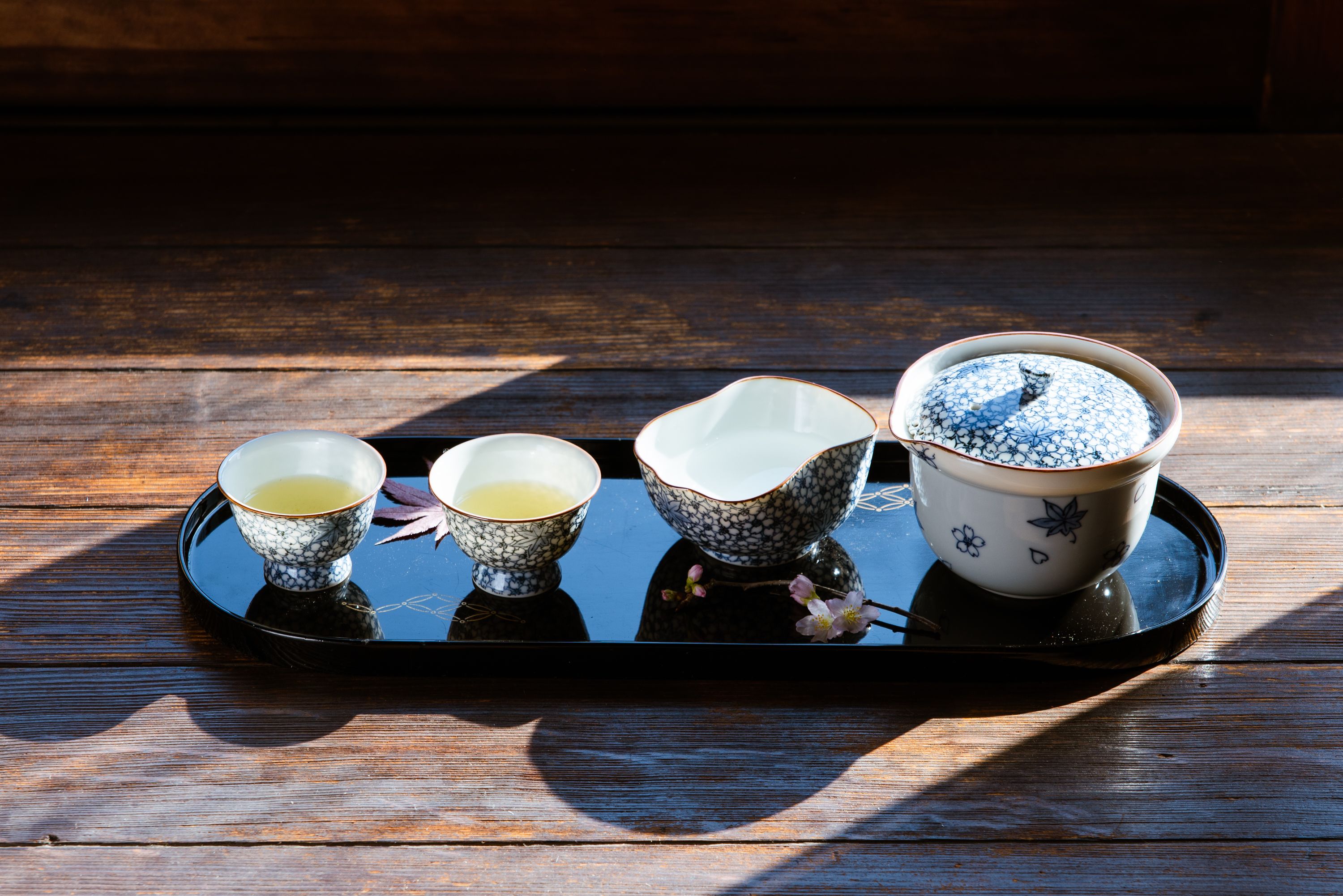 煎茶碗・ぐい吞 染付雲錦詰 | 西川貞三郎商店