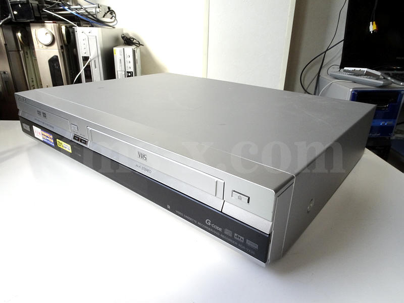 VHSビデオテープの取り出し (Sony RDR-VX35) | ダビングのテクノ