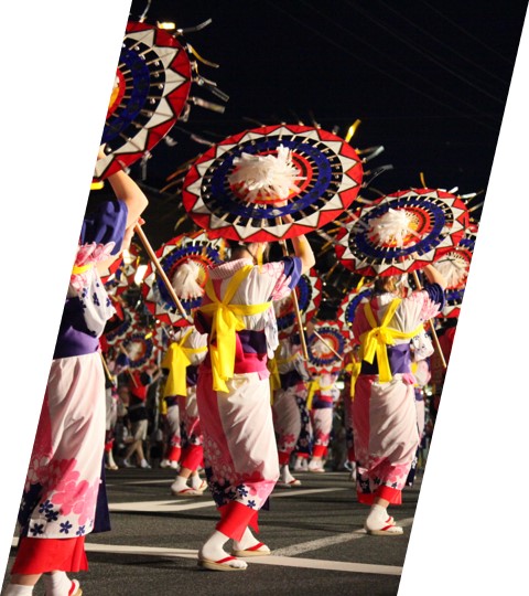 しゃんしゃん傘踊り体験（文化体験） | 鳥取で学ぶ! 教育旅行 | 鳥取県