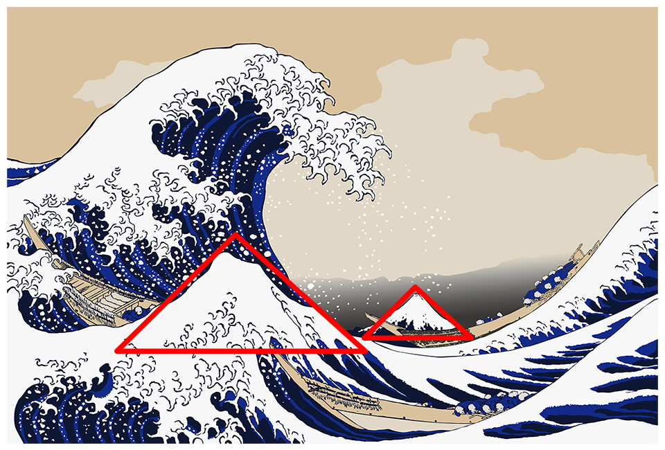 北斎の傑作・神奈川沖浪裏／ホームメイト