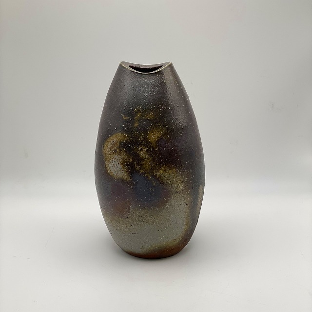 相馬美鶴作 備前焼 花器 備前焼陶吉は人間国宝作品から現代作品・和