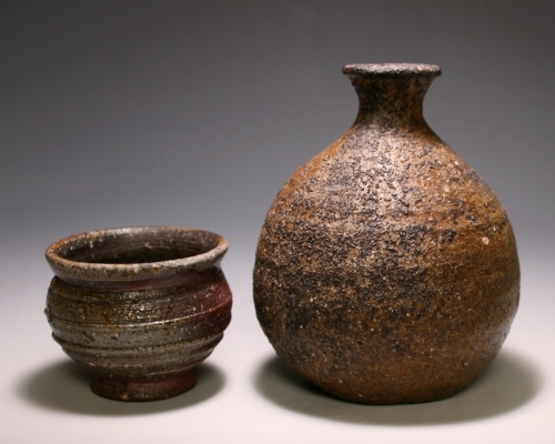 木村宗得（十六代） 作 「備前徳利（酒器セット）」 ～備前焼専門卸