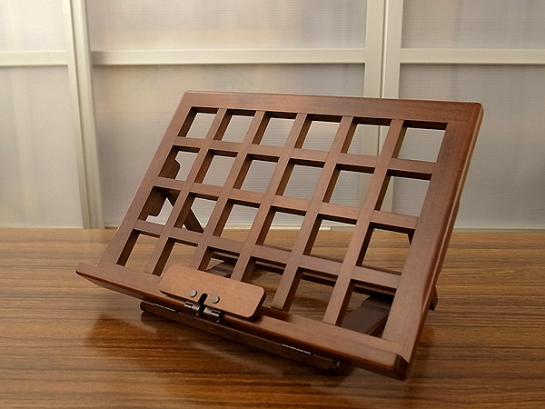 格子書見台 [読書,譜面台,キッチンの本立てとして,折りたたみ,角度調節