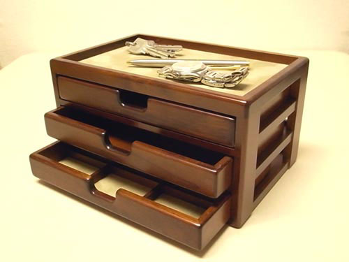 文具ケース3 [メモ用紙,筆記具,文具その他、机上の整理に,忘れな盆