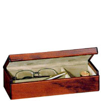 ウォッチボックス [腕時計,4個入れ,枕,布貼り,透明蓋]