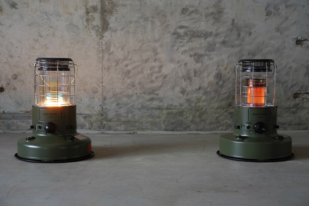 GEAR MISSIONに新モデルが登場！側面部まで暖かくなる赤熱燃焼方式の