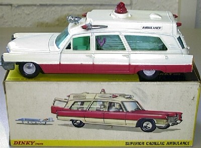 Dinky 267, Superior Cadillac Ambulance - Free Price Guide & Review