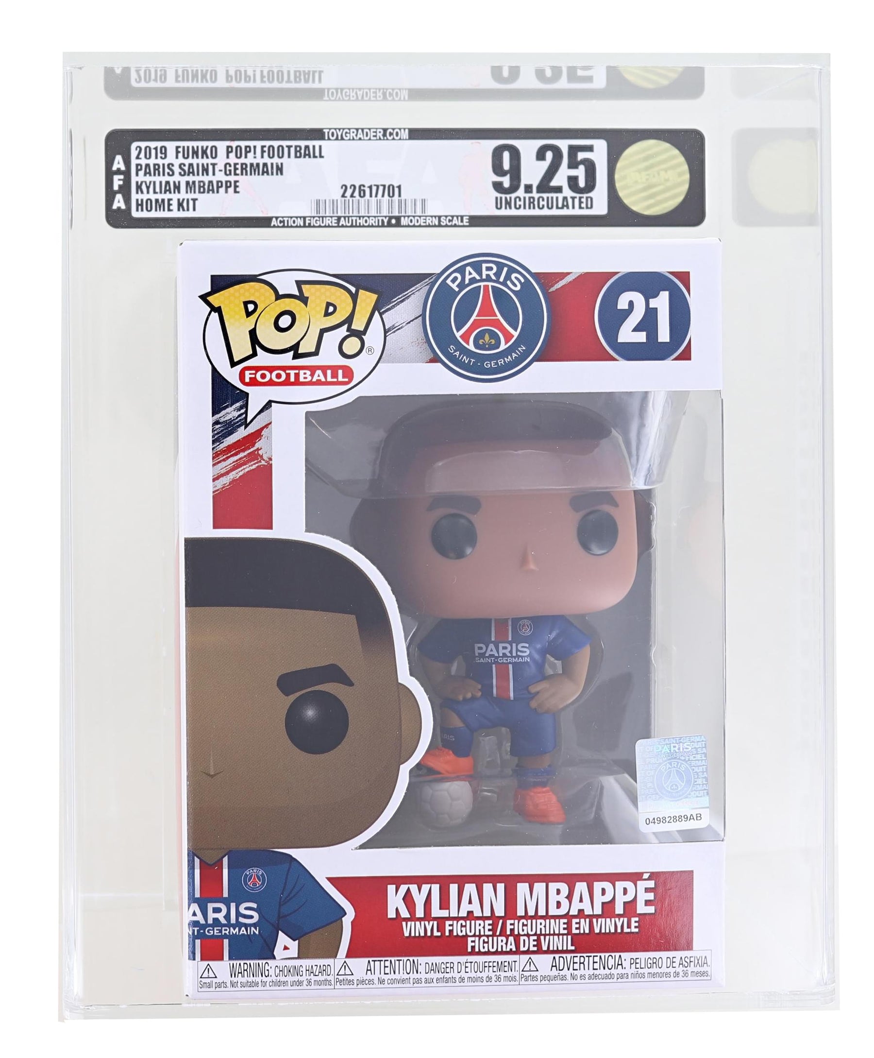 PSG POP Football | Kylian Mbappé AFA 9.25 | Free Shipping