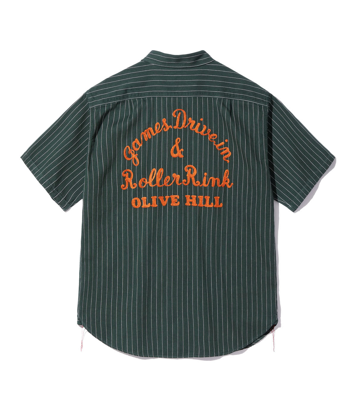 Lot No. SC39305 / COKE STRIPE WORK SHIRT with EMBROIDERED (SHORT