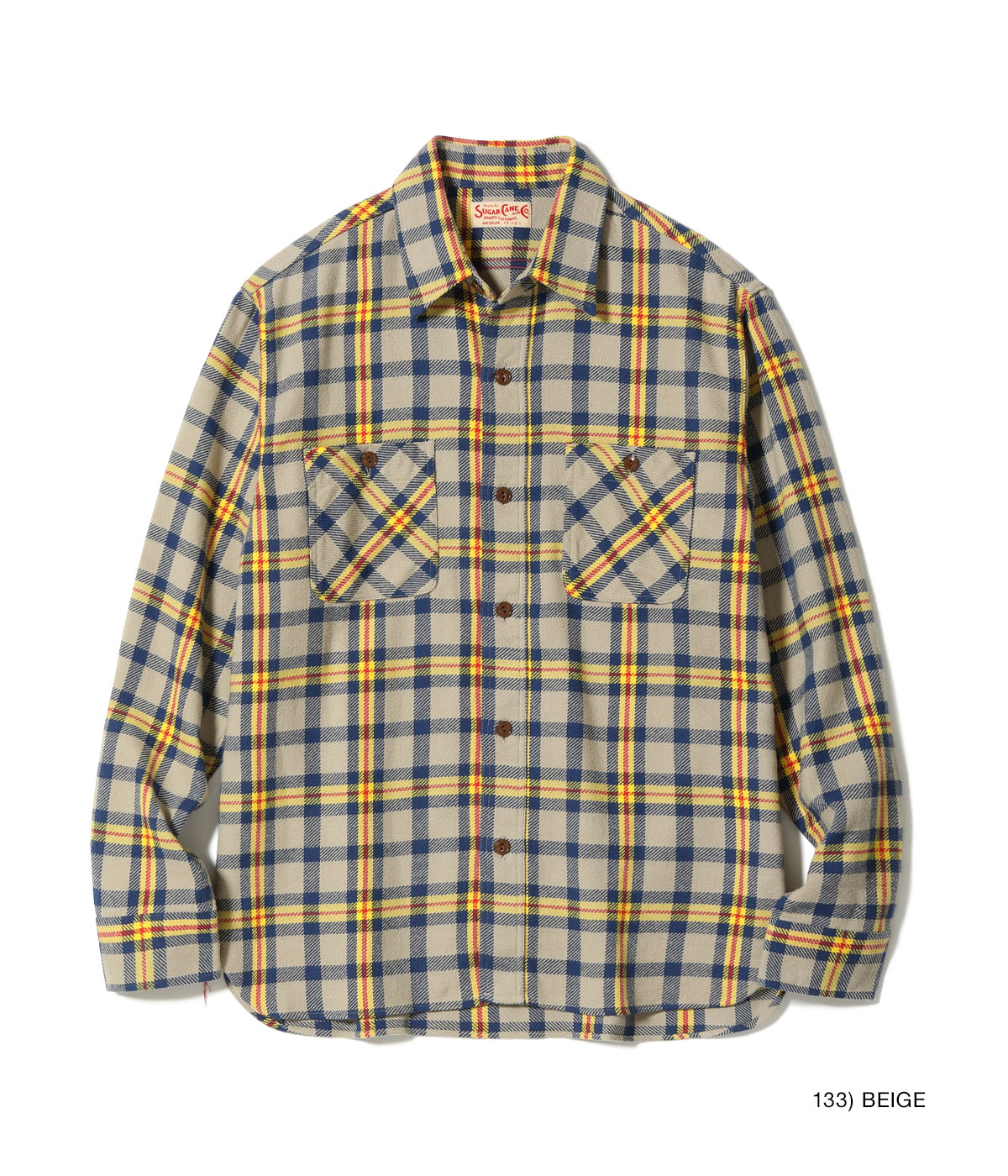 Lot No. SC29362 / TWILL CHECK WORK SHIRT - SUGAR CANE - シュガーケーン
