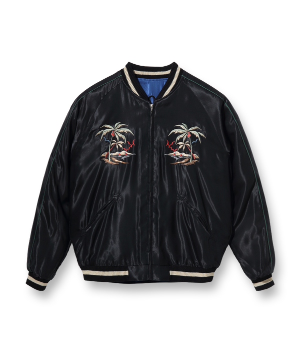 Lot No. TT15052-125 / Mid 1950s Style Acetate Souvenir Jacket