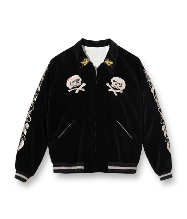 Lot No. TT15197-119 / Mid 1950s Style Velveteen × Acetate Souvenir