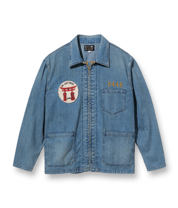 Lot No. TT15269-125 / Late 1960s Style Blue Denim Okinawa Jumper