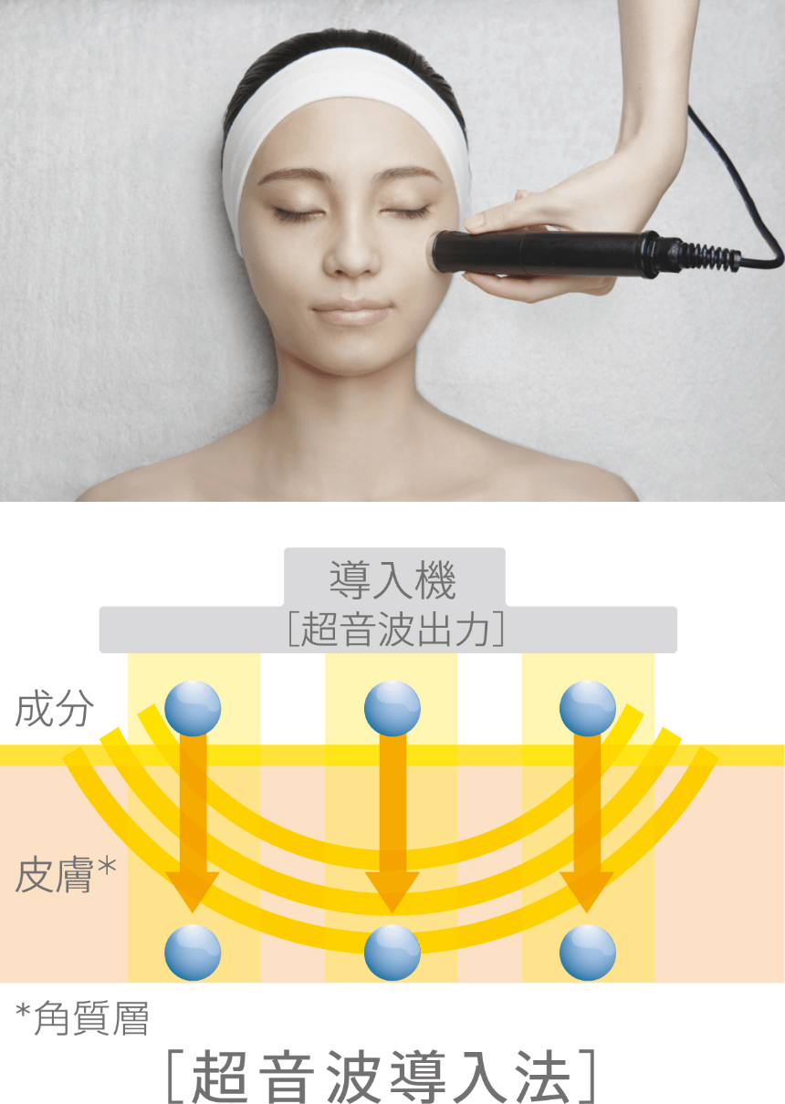 エンビロンフェイシャル（超音波導入とイオン導入） | とざわ