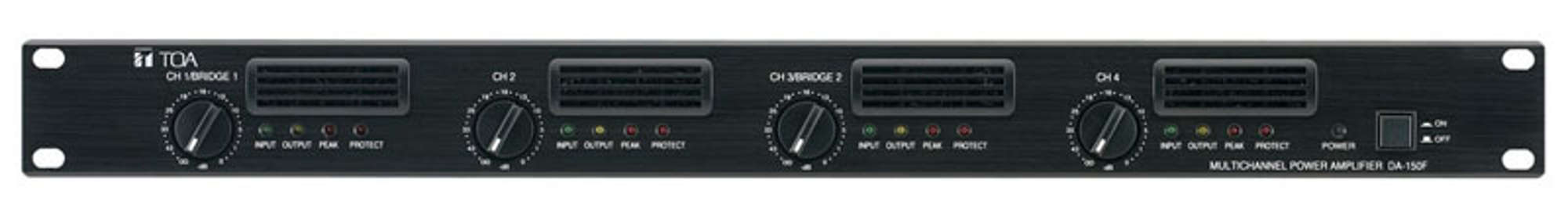 デジタルパワ－アンプ 150W×4ch (DA-150F) | TOA株式会社