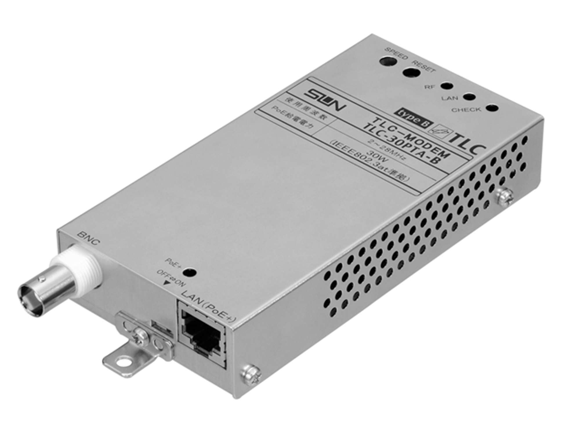 同軸LANコンバ－タ－PoE＋子機 (TLC-30PTA-B) | TOA株式会社