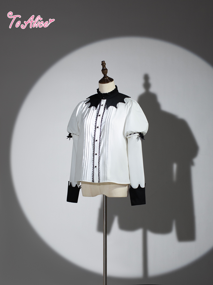 BlackShamrock】F145コウモリ襟2Wayスリーブブラウス - To Alice