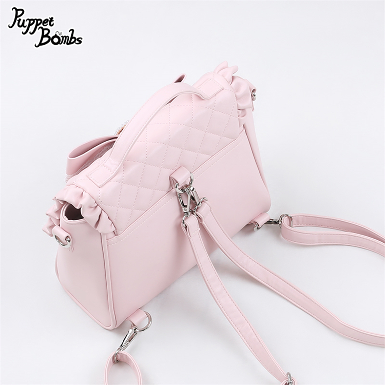 PuppetBombs】QP25キルティング×リボン2Wayバッグ - To Alice
