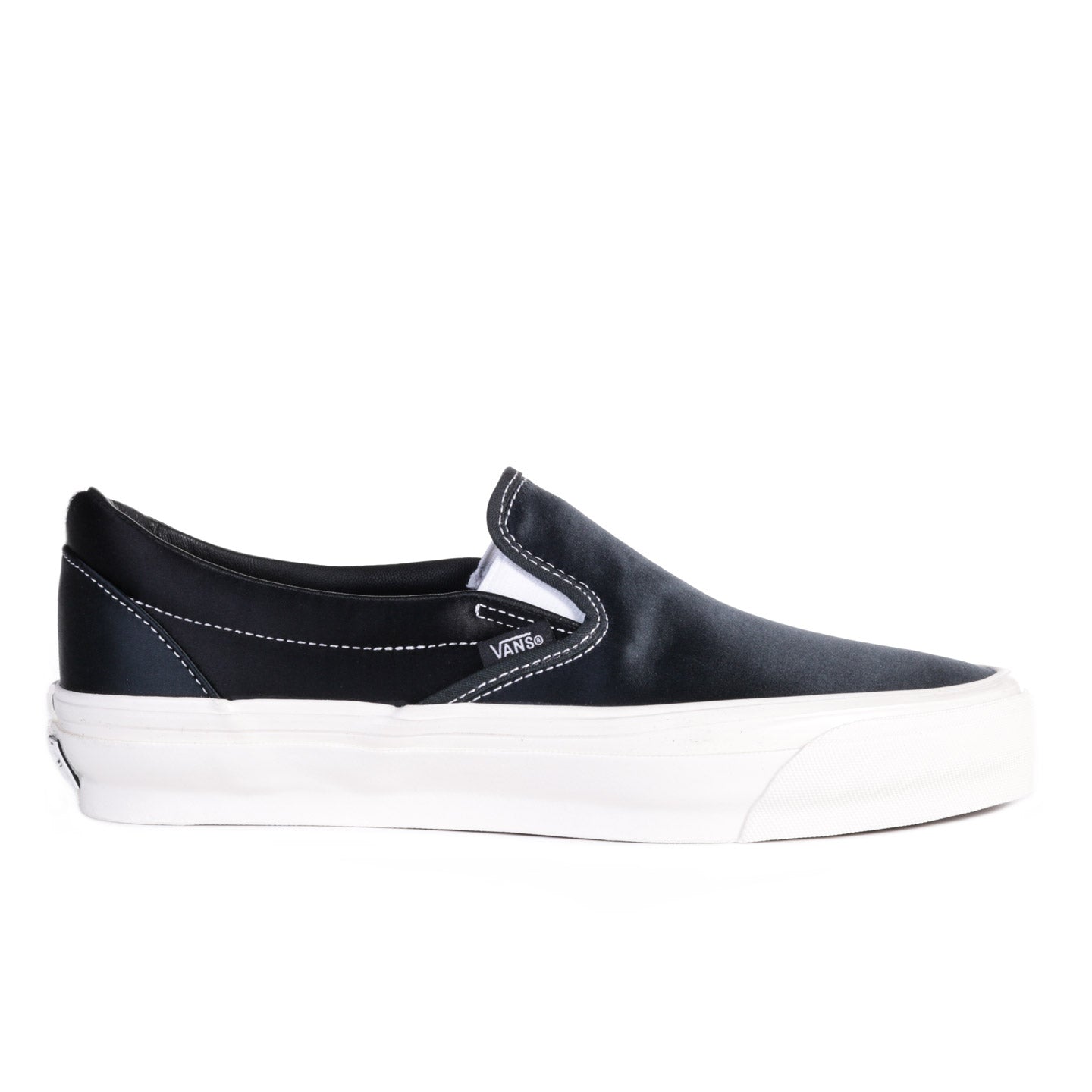 VANS PREMIUM CLASSICS SLIP-ON REISSUE 98 LX BLACK SATIN | TODAY