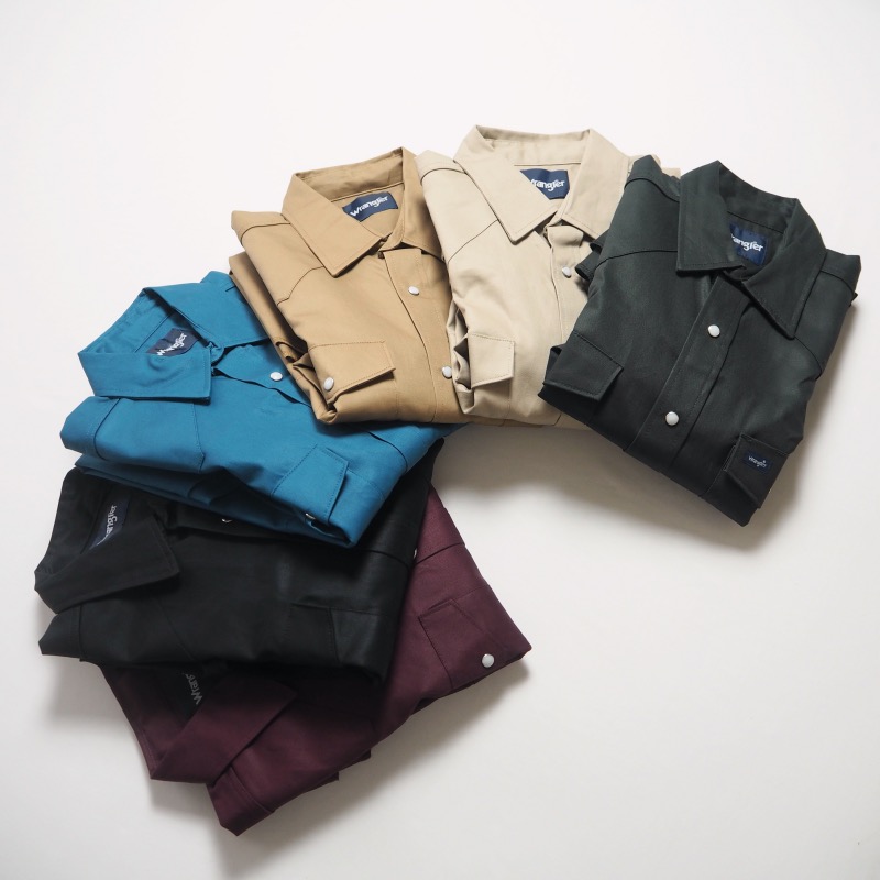 Wrangler ラングラー コットンツイルウエスタンシャツ COWBOY CUT FIRM