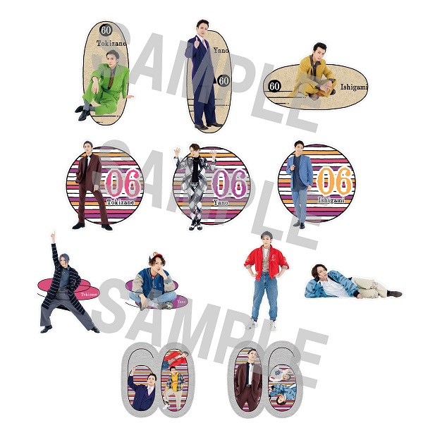 三人芝居「6006（ロクゼロゼロロク）」ランダムフレークシール