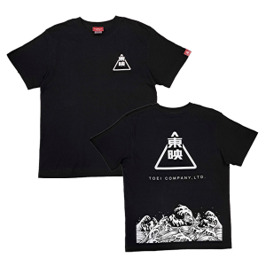 Tシャツ サンカク black (M)【東映荒波計画】【さよなら丸の内TOEI】(M