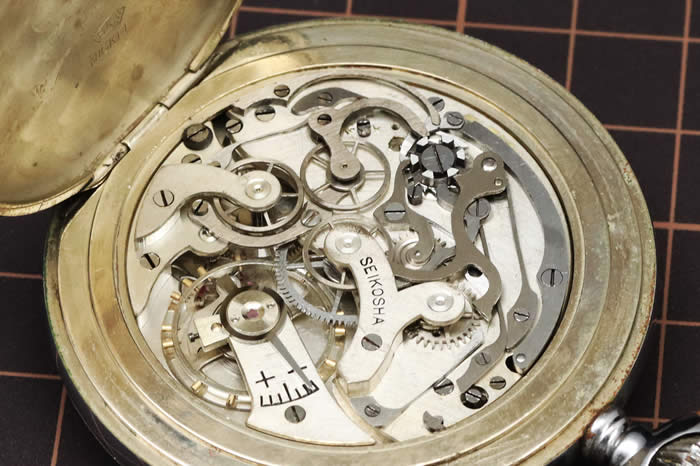 精工舎 セイコー カラフ 秒時計一型乙 日本軍用懐中時計 錨 ト 滋賀