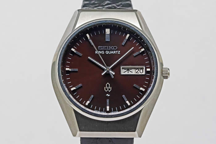 セイコー キングクオーツ 0853-8040 ブラウン文字盤 滋賀 遺品 実家終