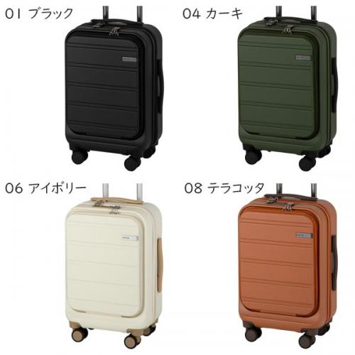 ACE フレットボード スーツケース (29L) フロントポケット付き