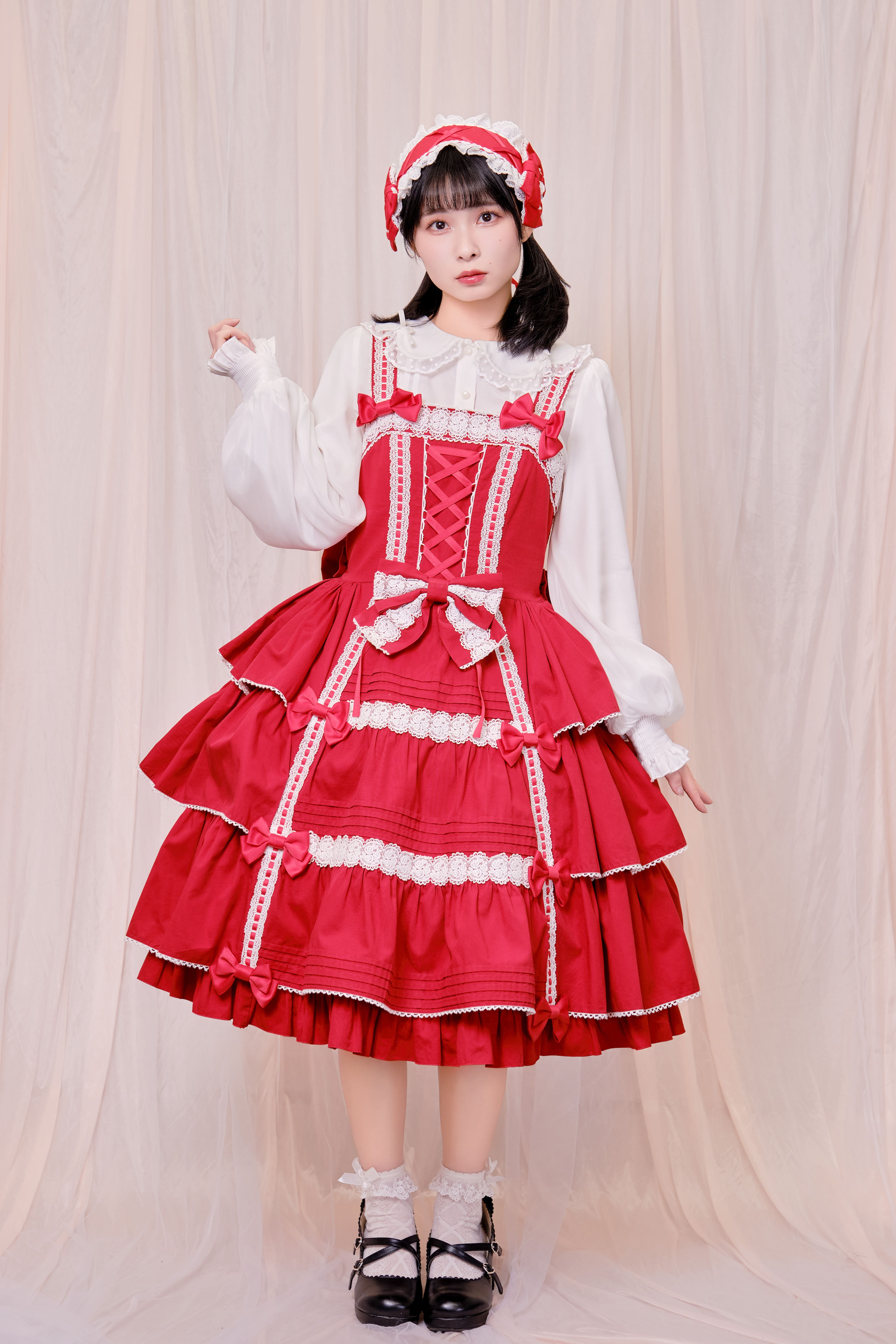 3段フリルジャンパースカート｜東京ロリィタ-TOKYO LOLITA｜ロリータ服