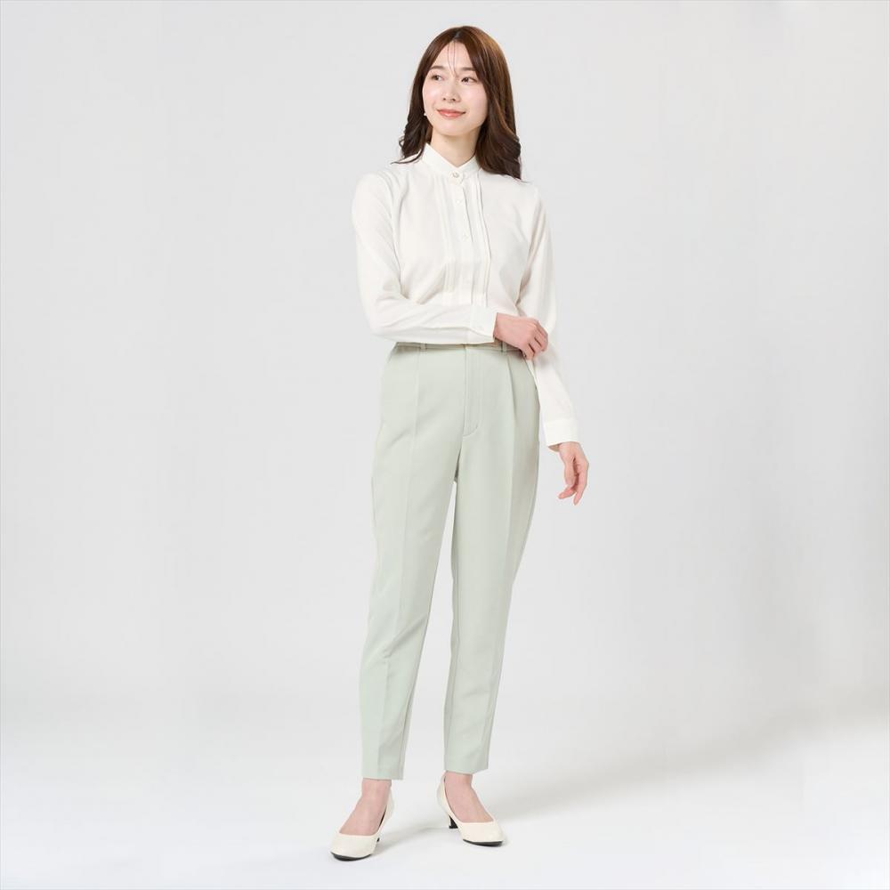 COFREX】 スタンドタック 長袖 レディースデザインシャツ(S オフ