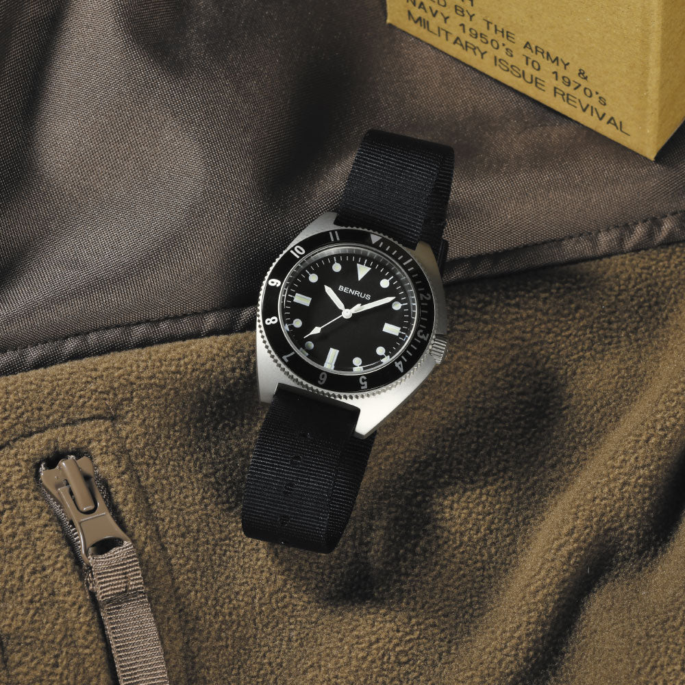BENRUS TYPE-I SILVER ベンラス 腕時計 メンズ – 東京ウォッチスタイル